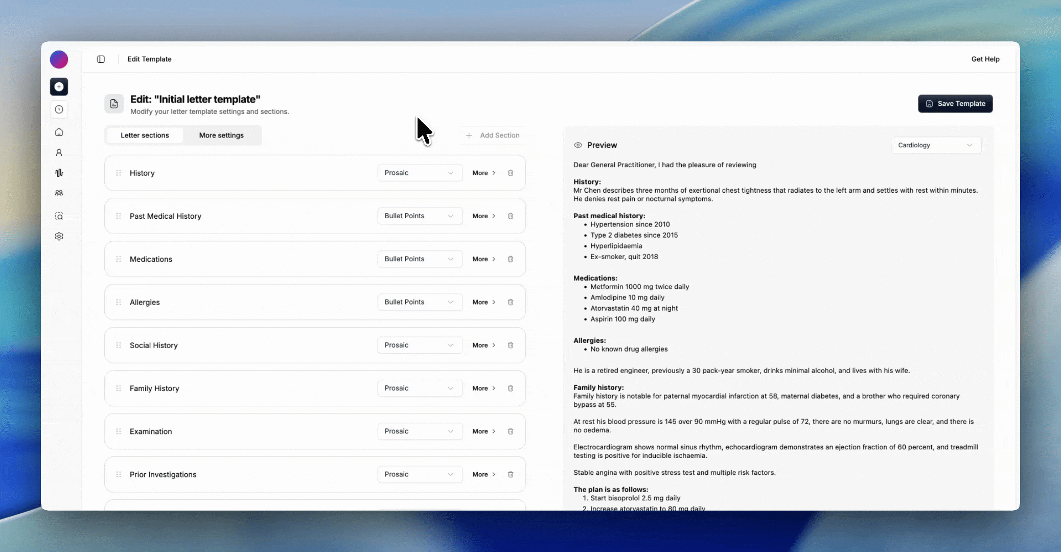 Editing templates on Dorsum has never been easier