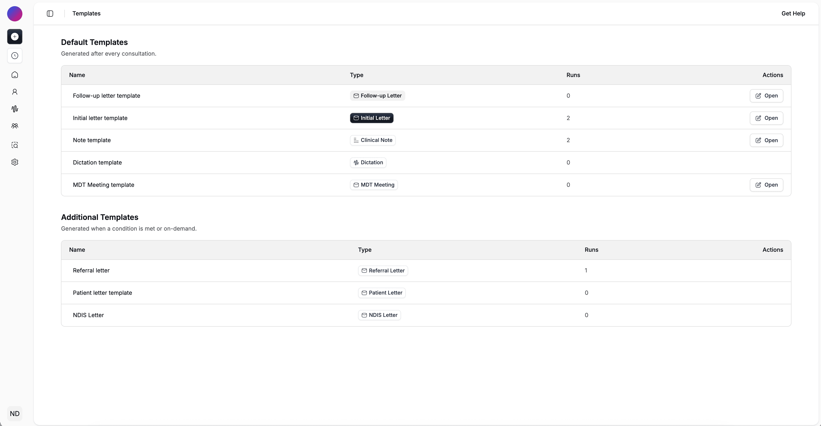 More template types plus stronger reliability