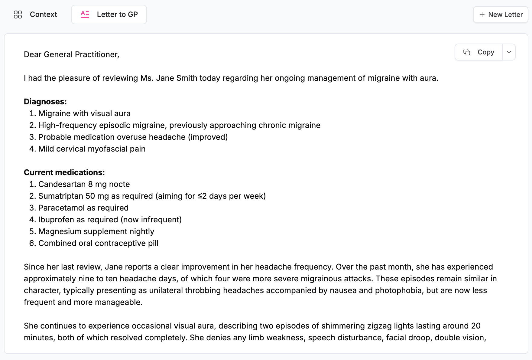 Improved context workflow and first-pass accuracy