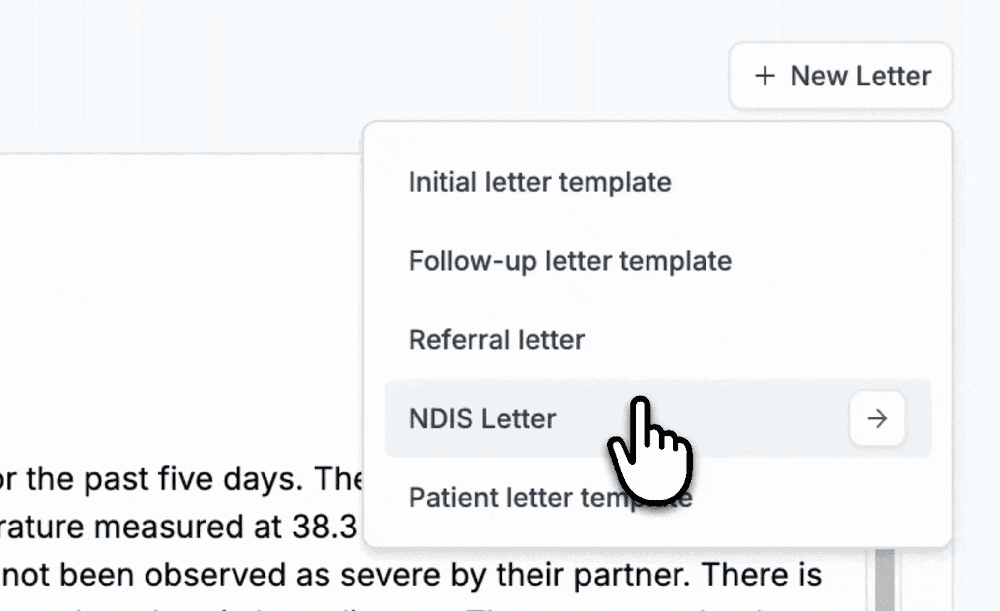 Templates and outputs tuned for specialist workflows visual